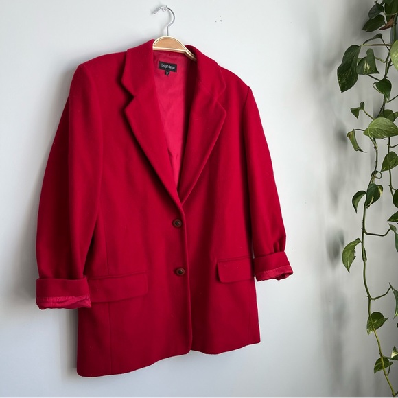 Cashmere/Wool Oversized Vintage Blazer - Picture 4 of 11
